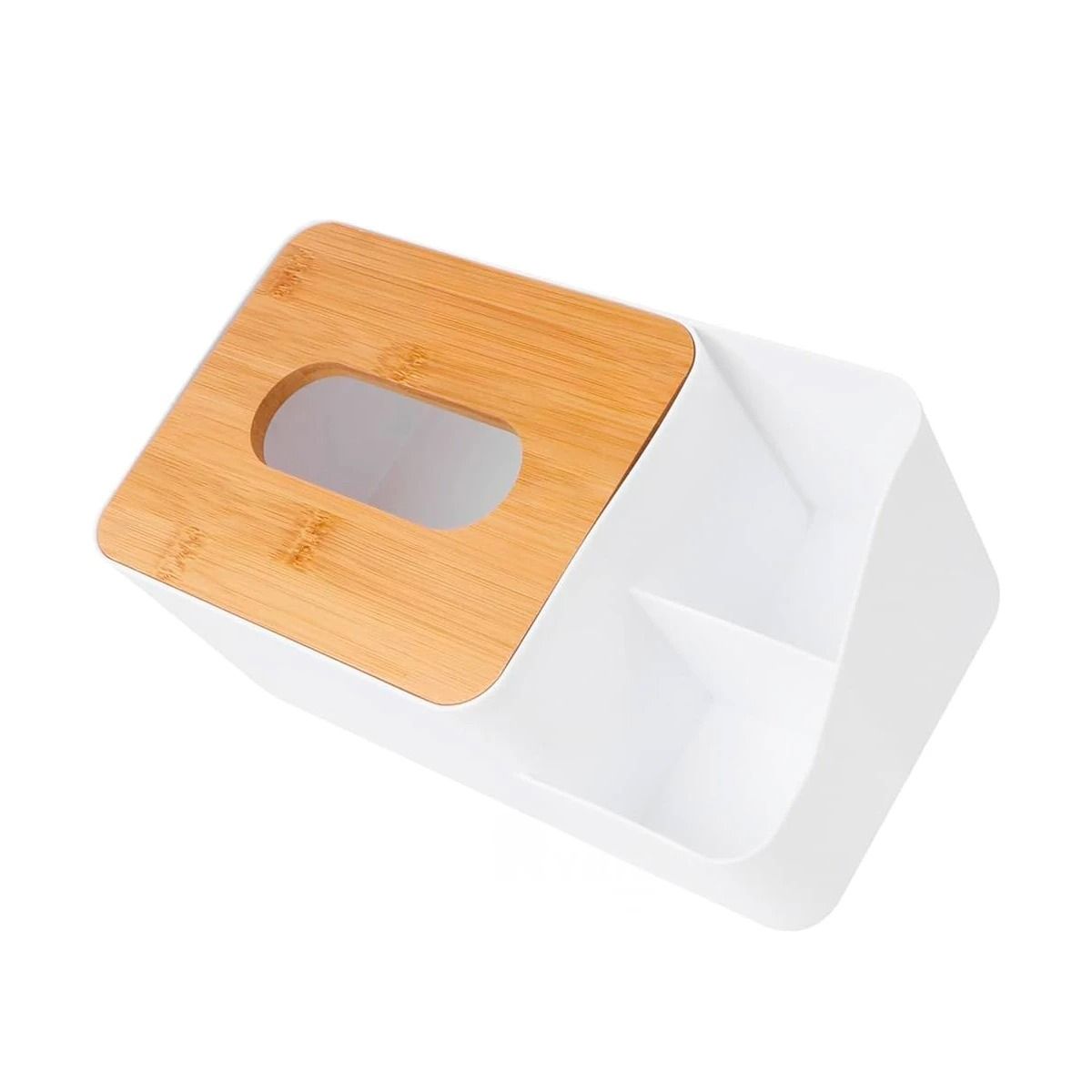 GENERICO - Pack2 Caja de Servilletas para Mesa Blanco Y+Ligas de Regalo