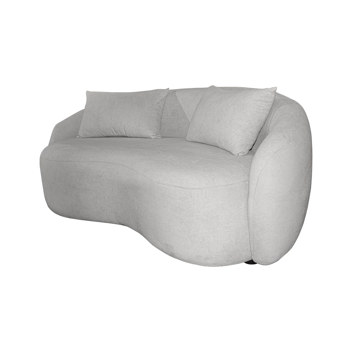 BARAKA HOME - Sofá Minimalista Ancona 2 Cuerpos - Ivory