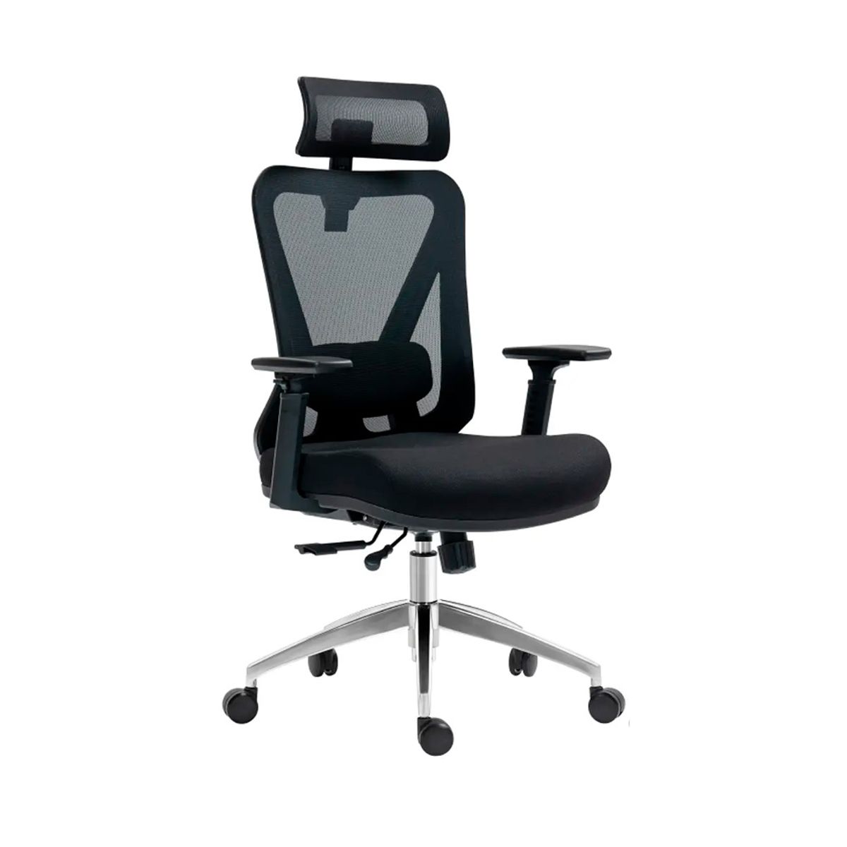 OFIDEAS - Silla De Oficina Presidencial Syncro Brazo 3D Smart Pro Negro Ofideas