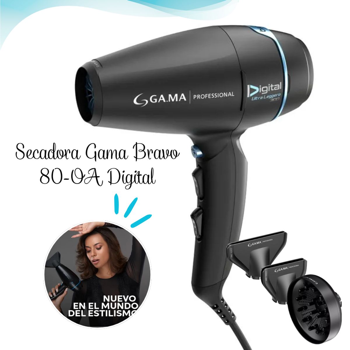 GAMA - Secadora Gama Bravo 80-OA Digital