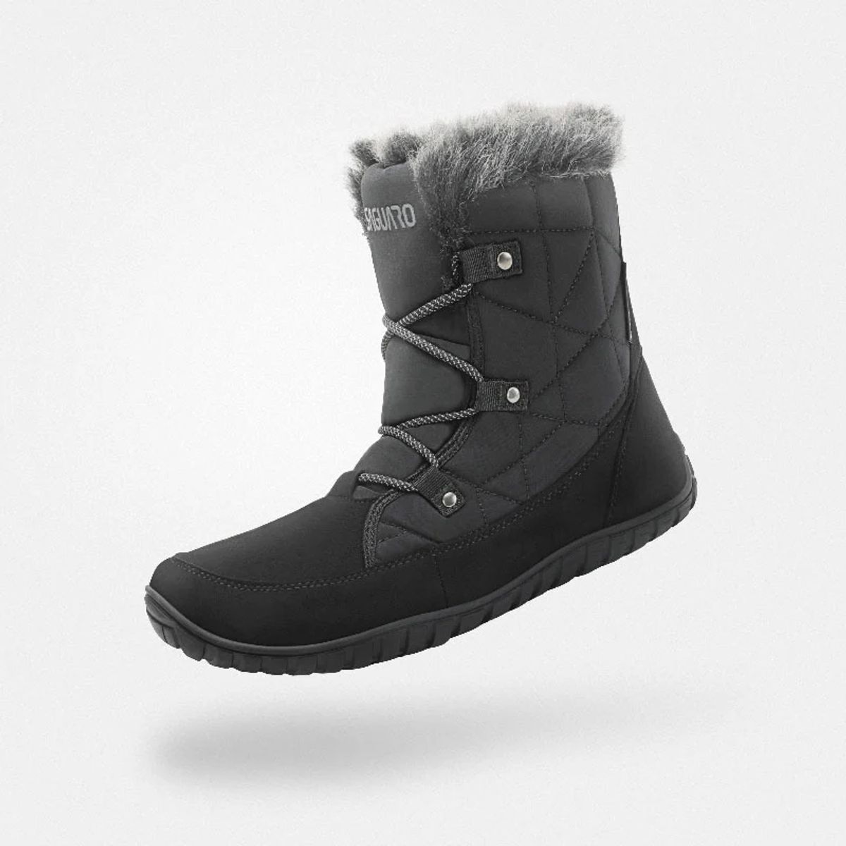 SAGUARO - Saguaro - Bota Invierno Barefoot Rise I - Negro