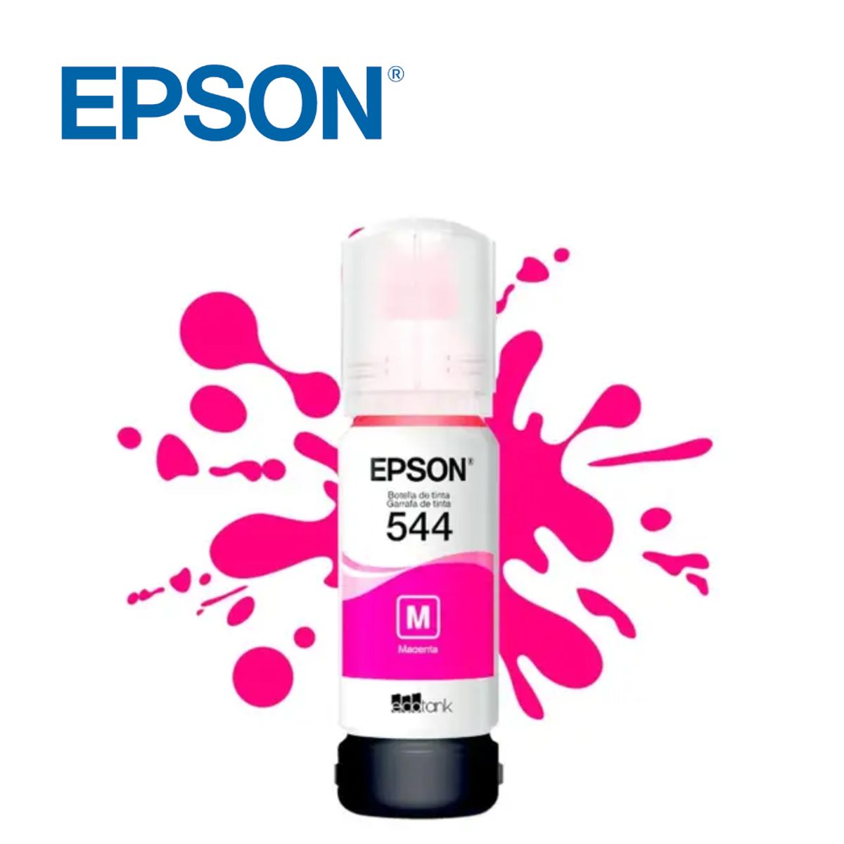 EPSON - Botella de Tinta para impresora 544 Magenta