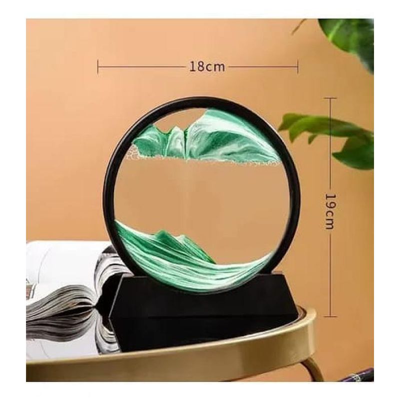 GENERICO - ADORNO RELOJ DE ARENA 3D