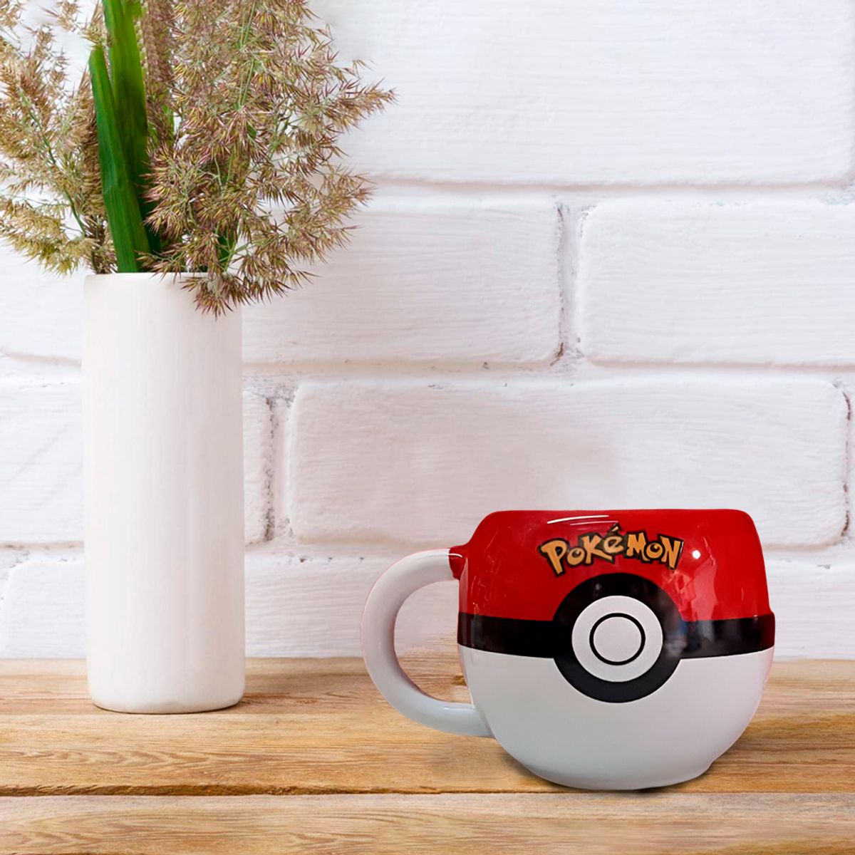 GENERICO - Taza de Cerámica con Forma de Pokebola