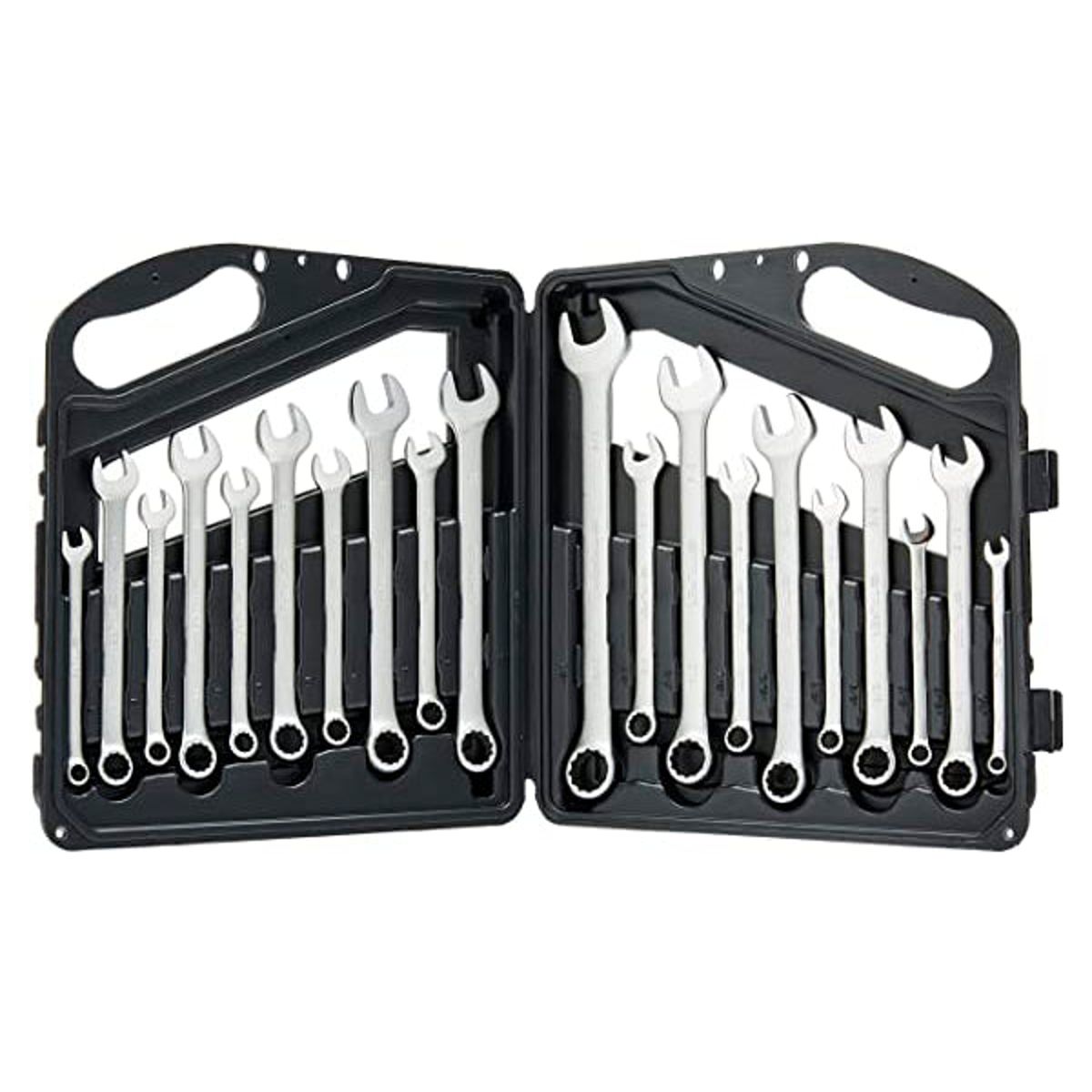 STANLEY - Llaves mixtas combinadas 20 piezas, Métricas/Pulgadas