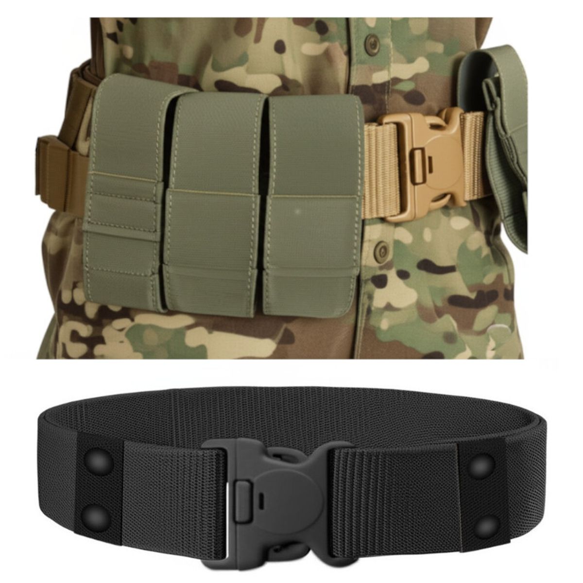 GENERICO - Correa Táctica Trabajo porta herramientas equipo táctico 5cm ancho