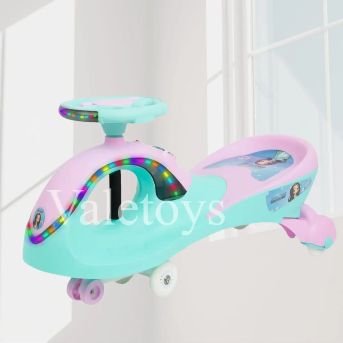 BABY HAPPY - Correpasillo Twist Car Musical Con luces led y Bluetooth Usb