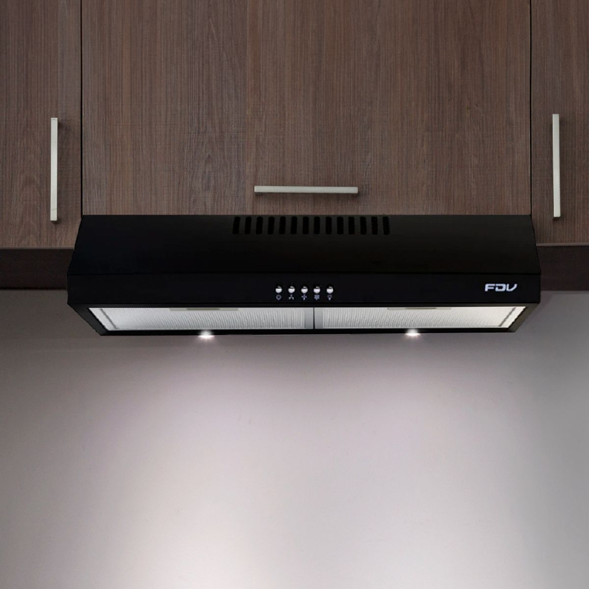 FDV - COMBO FDV CAMPANA CLASS BLACK 60  + ENCIMERA ONIX 60 2.0 GLP