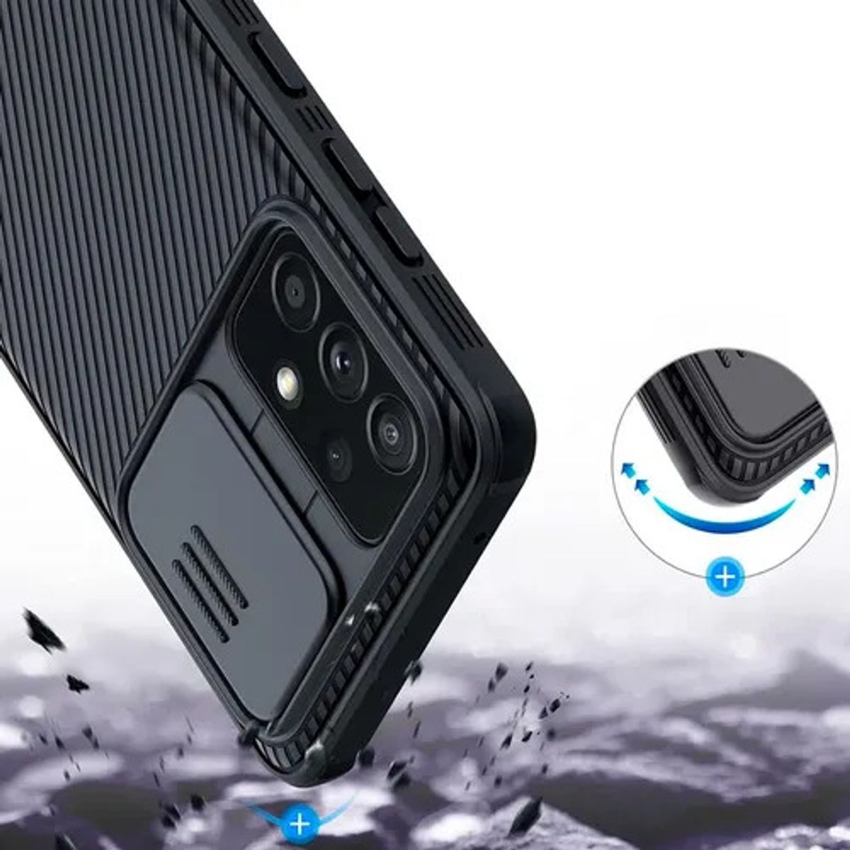 NILLKIN - Case Nilkin Camshield para Samsung A54