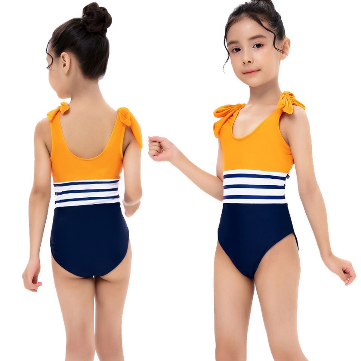 GENERICO - Ropa de Baño Enteriza para Niña Sol Marinero