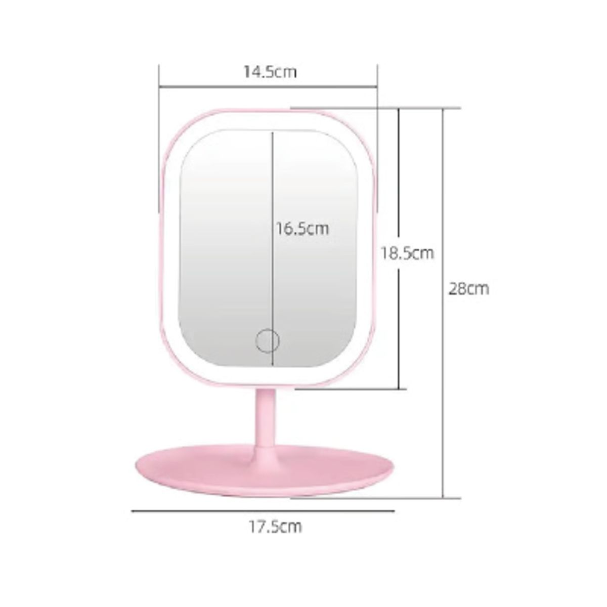 GENERICO - ESPEJO LED CUADRADO