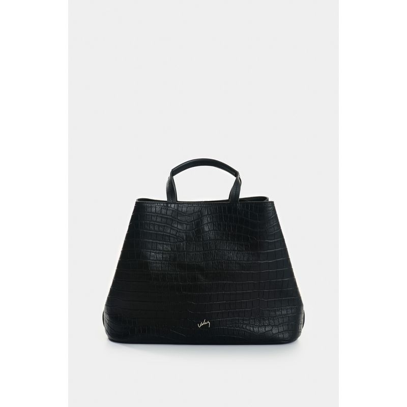 VELEZ - Vélez Bowling Calafate De Cuero Para Mujer Grabado Negro