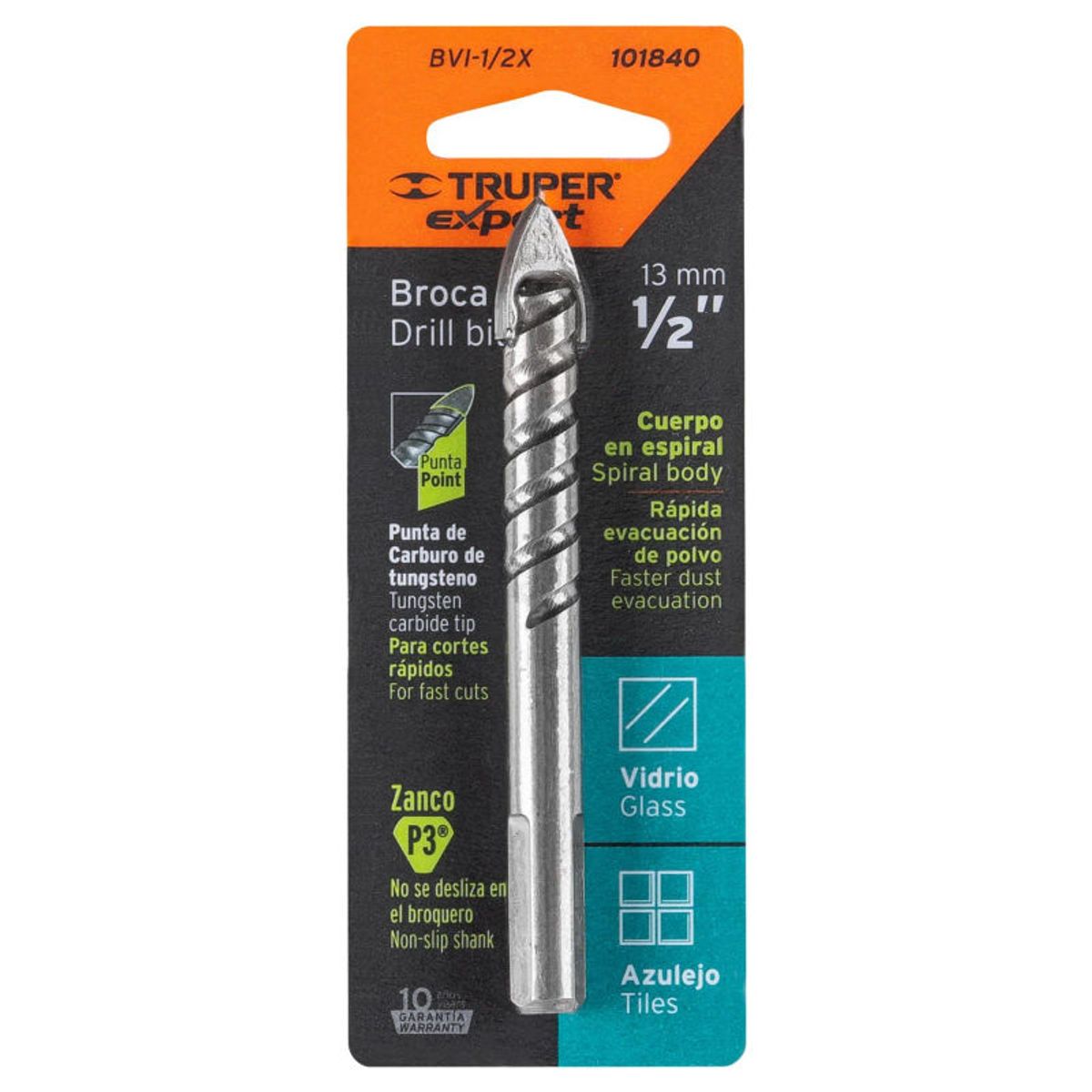 TRUPER - Broca para vidrio y mayólica 12 Truper Expert - 101840