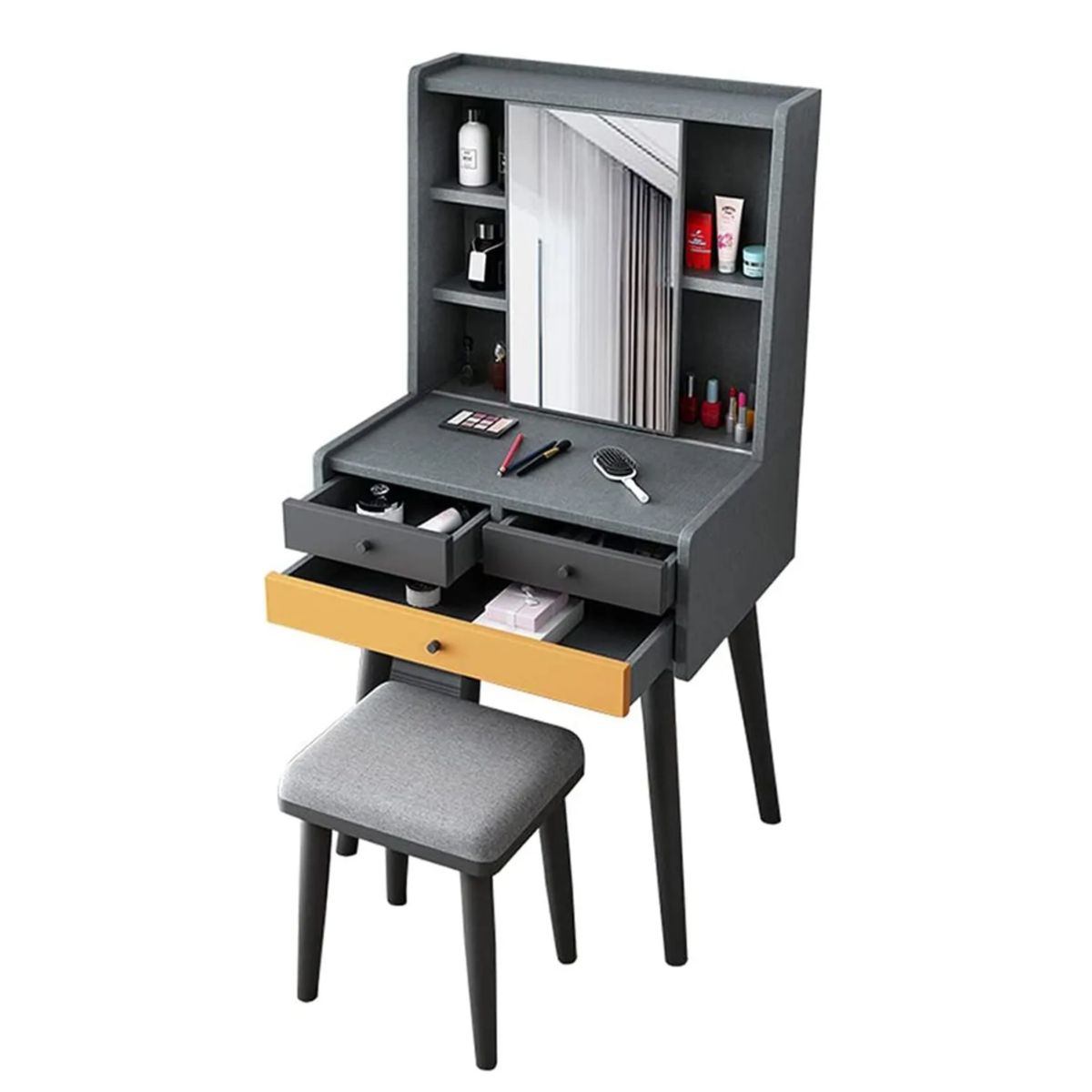 GENERICO - Tocador Juvenil Erik Multicolor Muebles Gaudi