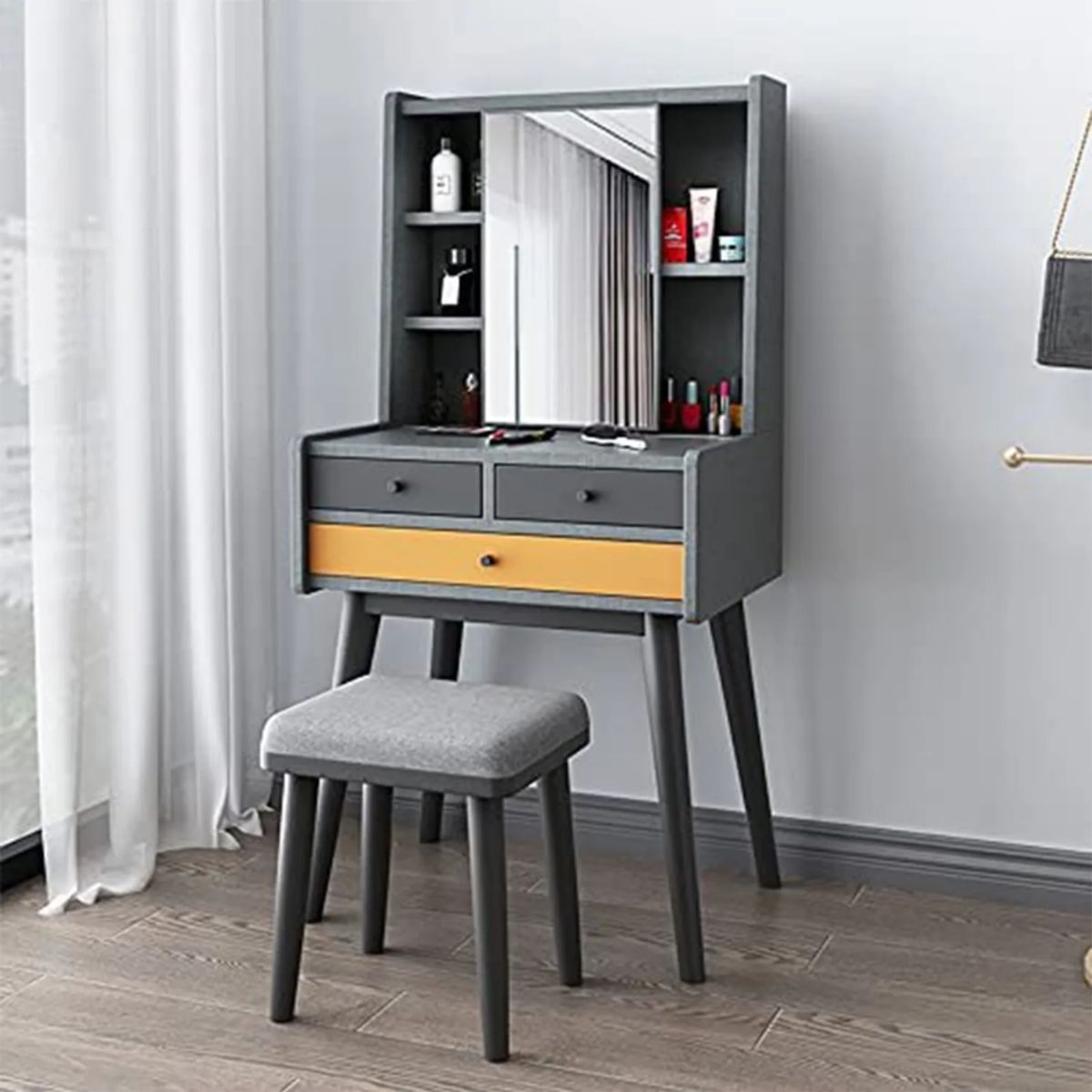 GENERICO - Tocador Juvenil Erik Multicolor Muebles Gaudi