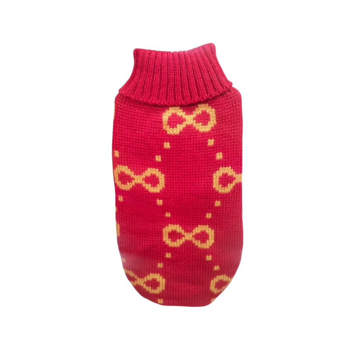 GENERICO - Chompa lana hipoalergénica perros y gatos talla 1 rojo