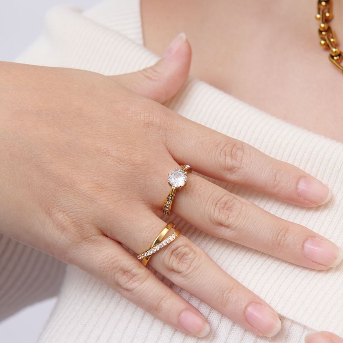 GENERICO - Anillo Promesa Encanto Waterproof