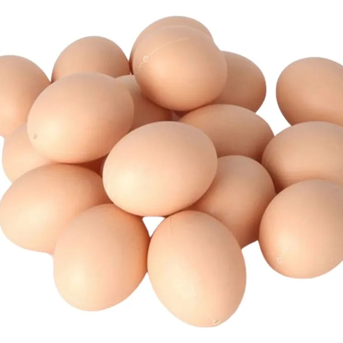 GENERICO - PACK X25 HUEVOS DE GALLINA FALSOS PEQUEÑO