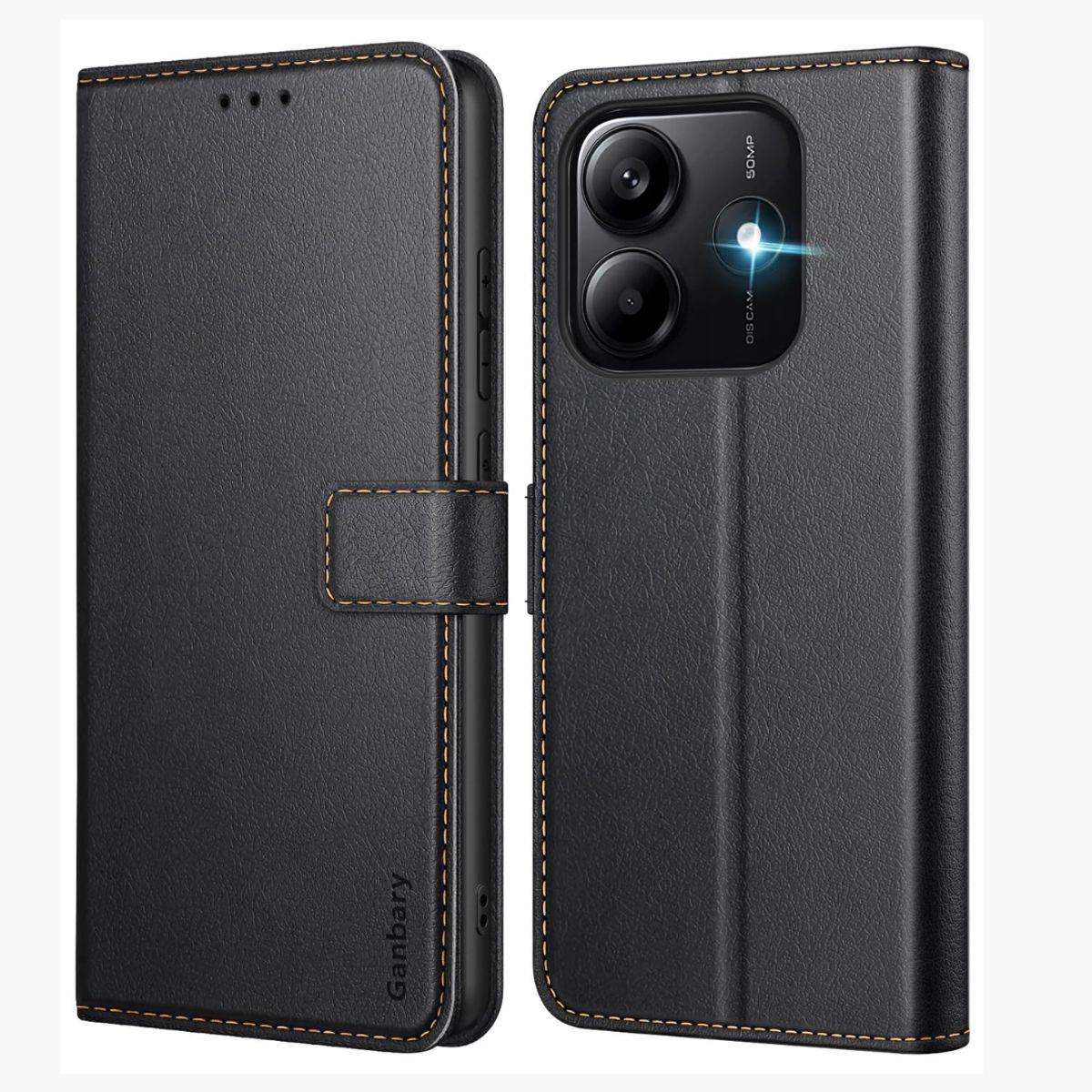 CASE - FUNDA TIPO LIBRO PARA REDMI NOTE 14 4G - NEGRO