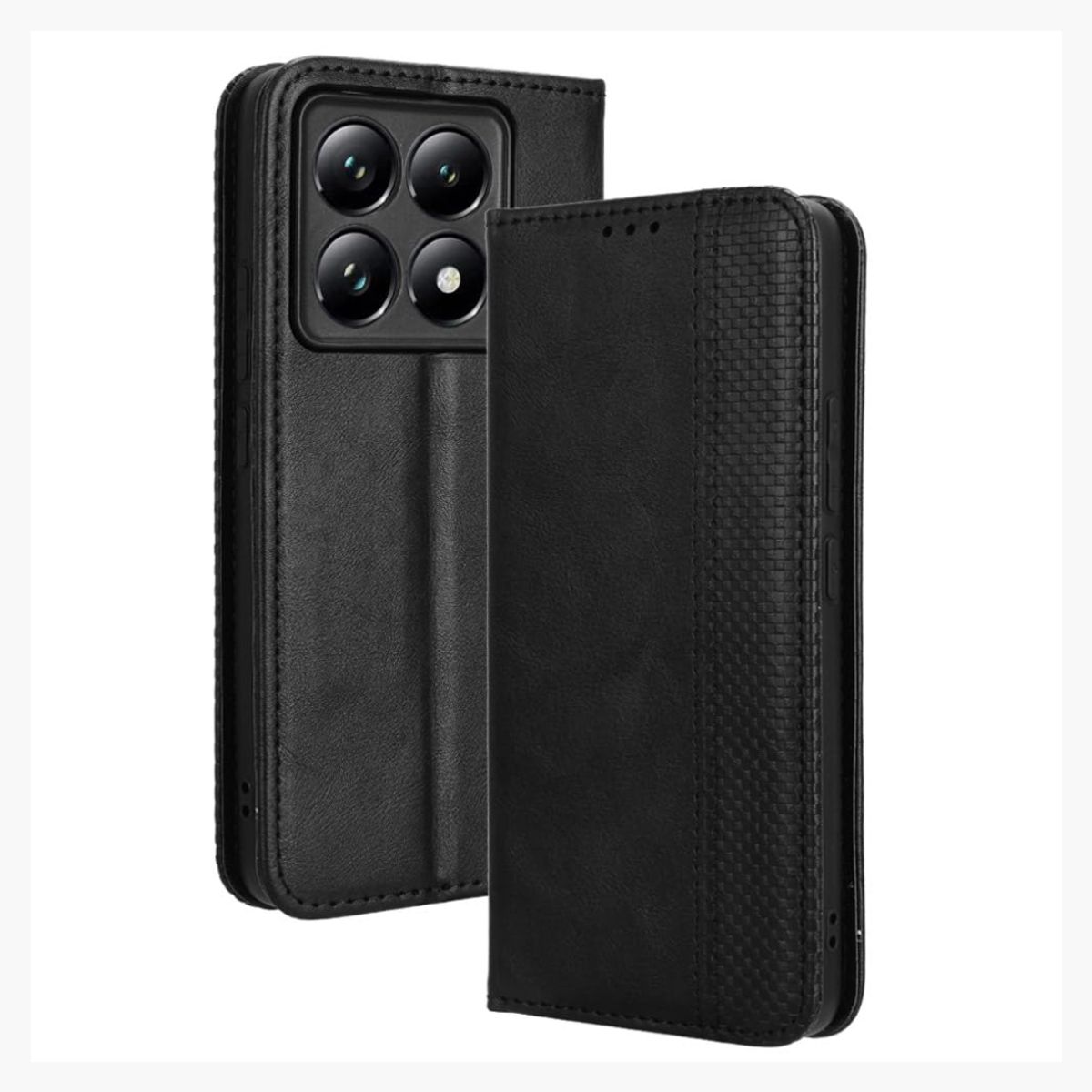 CASE - FUNDA TIPO LIBRO PARA MI 14T PRO - NEGRO