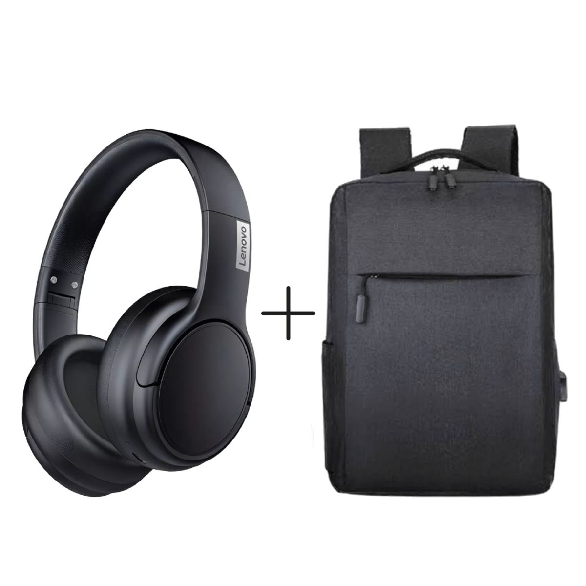 LENOVO - Audífonos Bluetooth Plegables Lenovo TH20 30 horas + Mochila