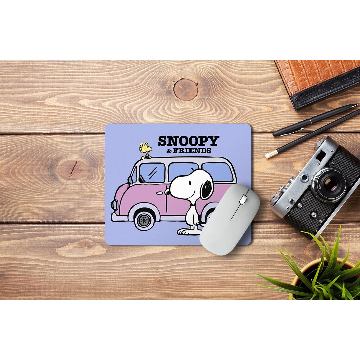 GENERICO - Mousepad de Neopreno Snoopy - Lila