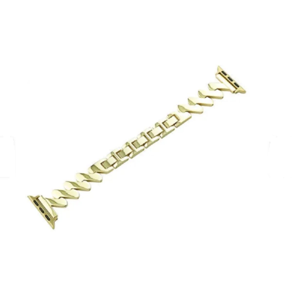 GENERICO - Correa Eslabón ZIGZAG para Apple Watch 38mm - DORADO