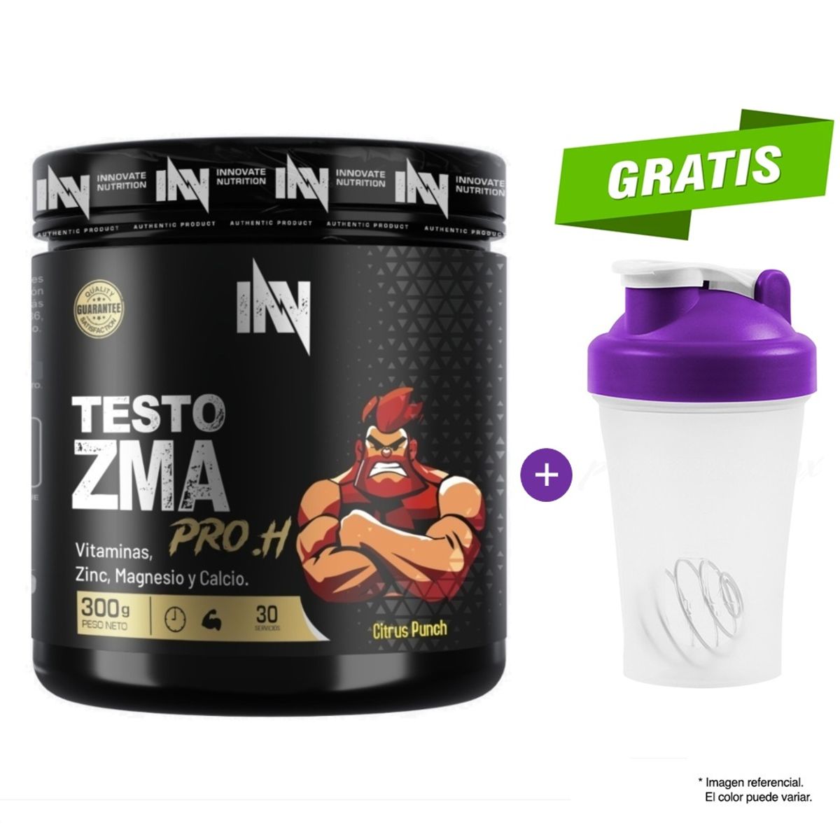 INN INNOVATE NUTRITION - MULTIVITAMÍNICO ZMA PRO.H ONE DE 300 G. INN