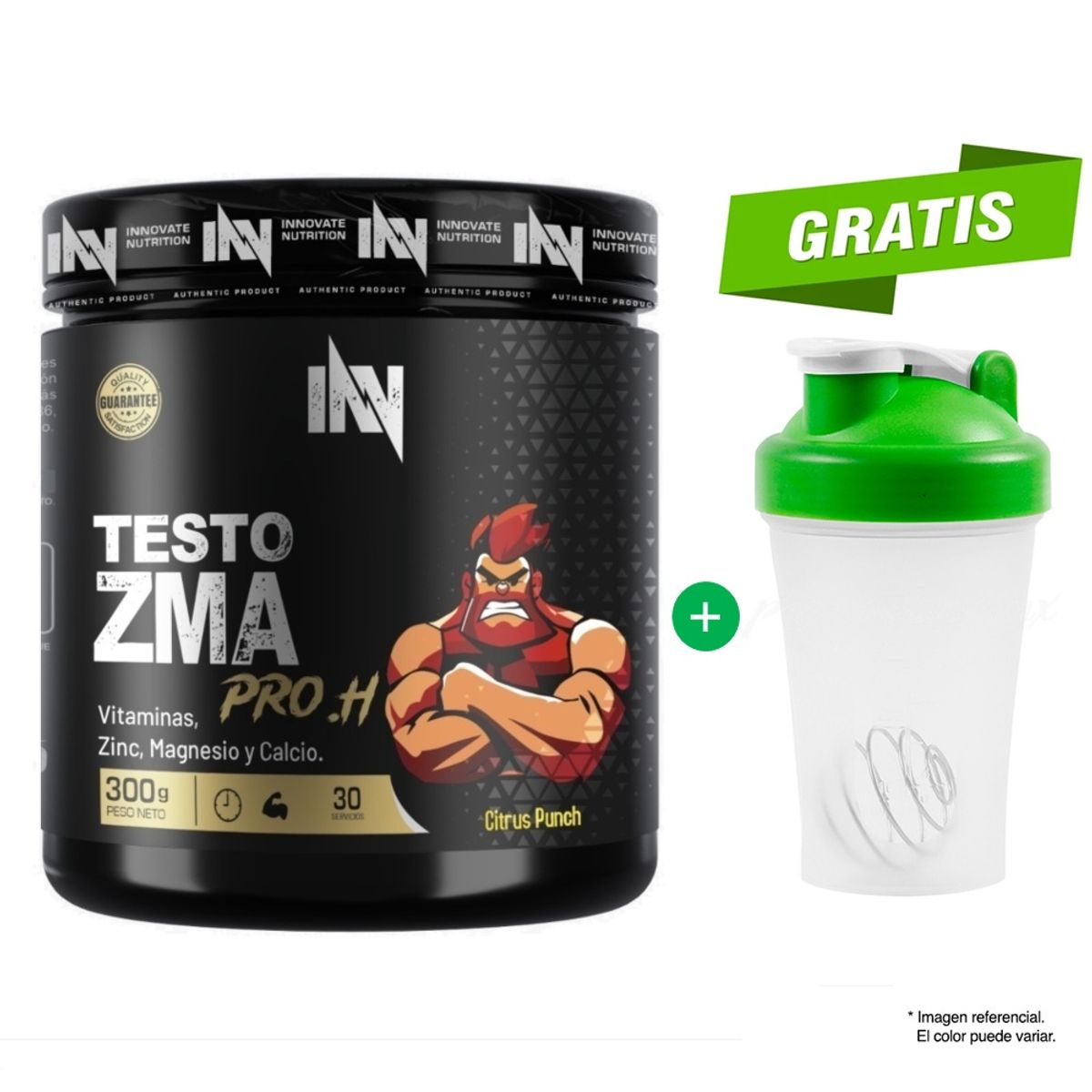 INN INNOVATE NUTRITION - Testo Zma ProH One 300Gr Citrus Punch INN