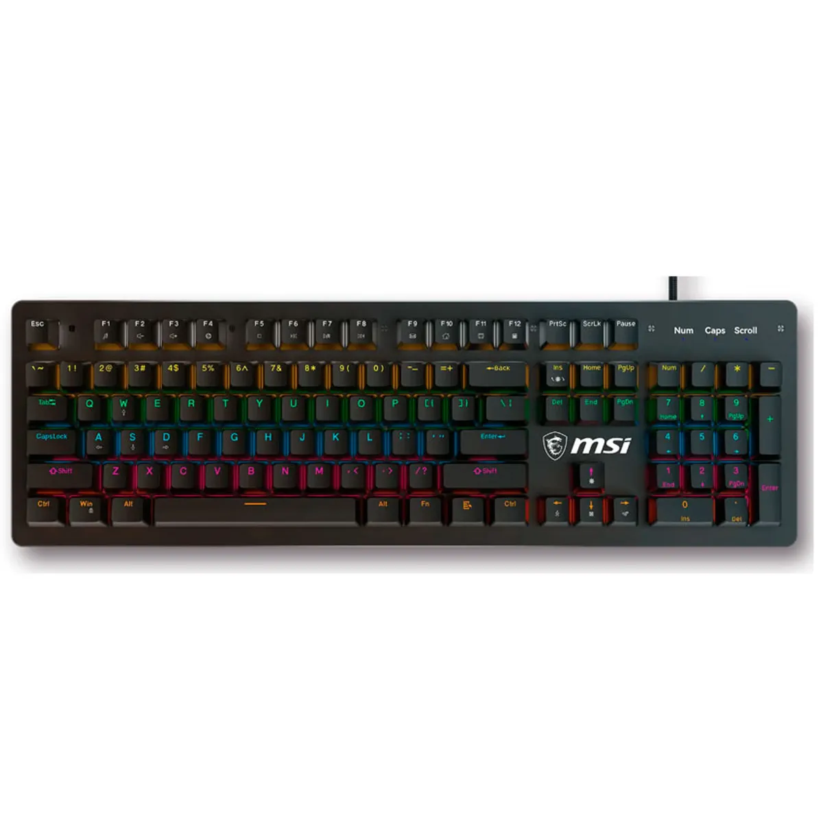 MSI - Teclado Mecánico MSI FORGE GK300 RGB BLUE ESPAÑOL