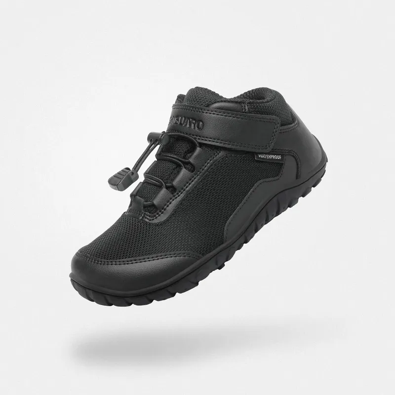 SAGUARO - Saguaro - Zapatillas Barefoot Niños Brave I - Negro
