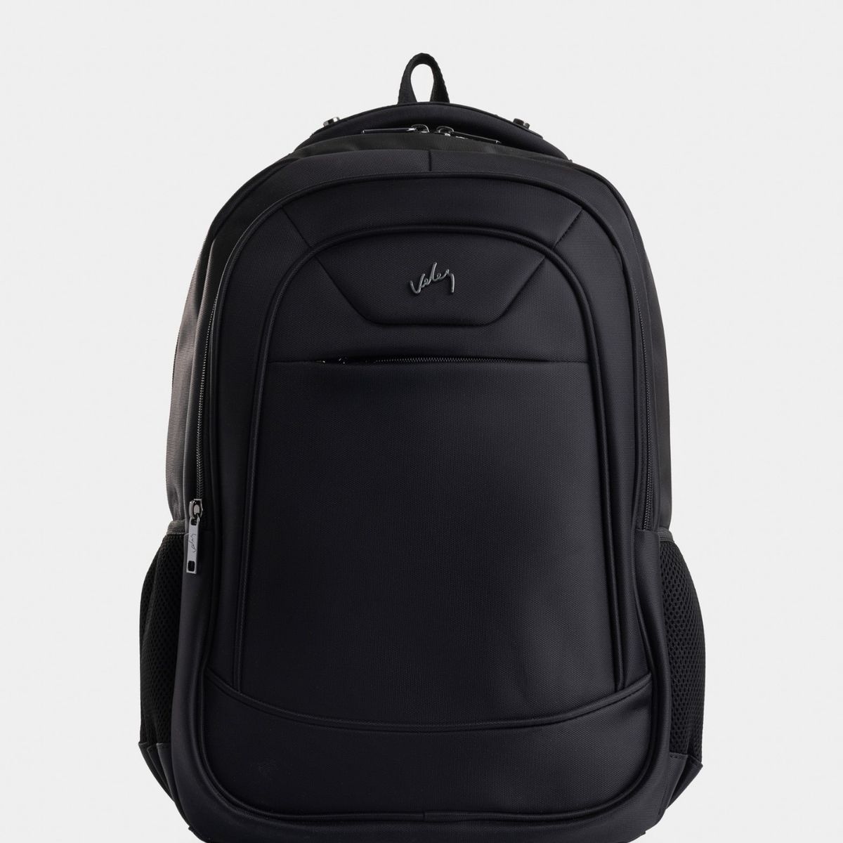 VELEZ - Vélez Mochila Kaiser Lona Y Cuero Hombre Estilo Urbano Negro