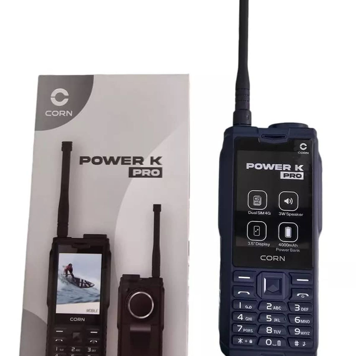 GENERICO - CELULAR CORN POWER K PRO AZUL