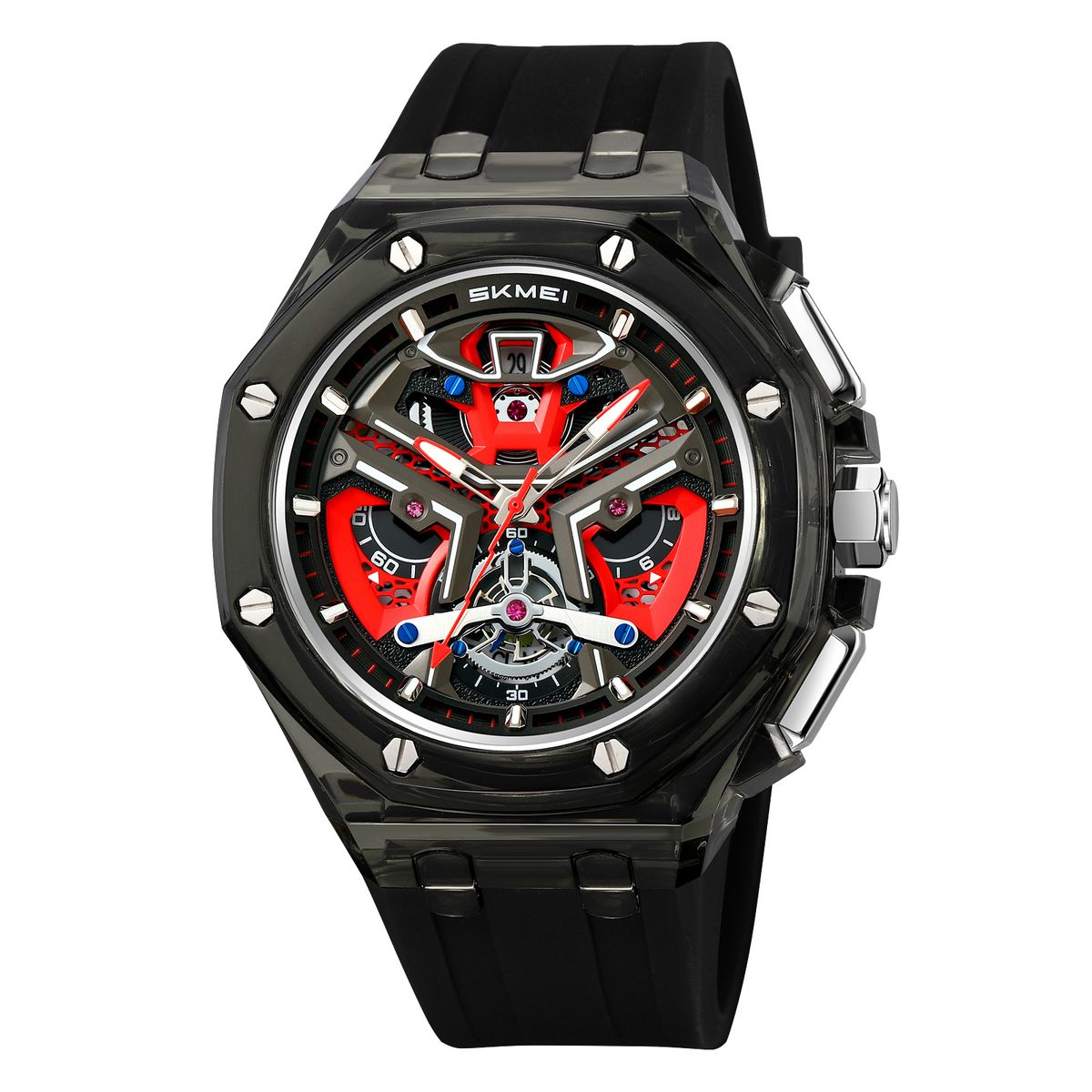 SKMEI - Reloj Skmei 2426 Cronómetro Correa de Silicona Caballero