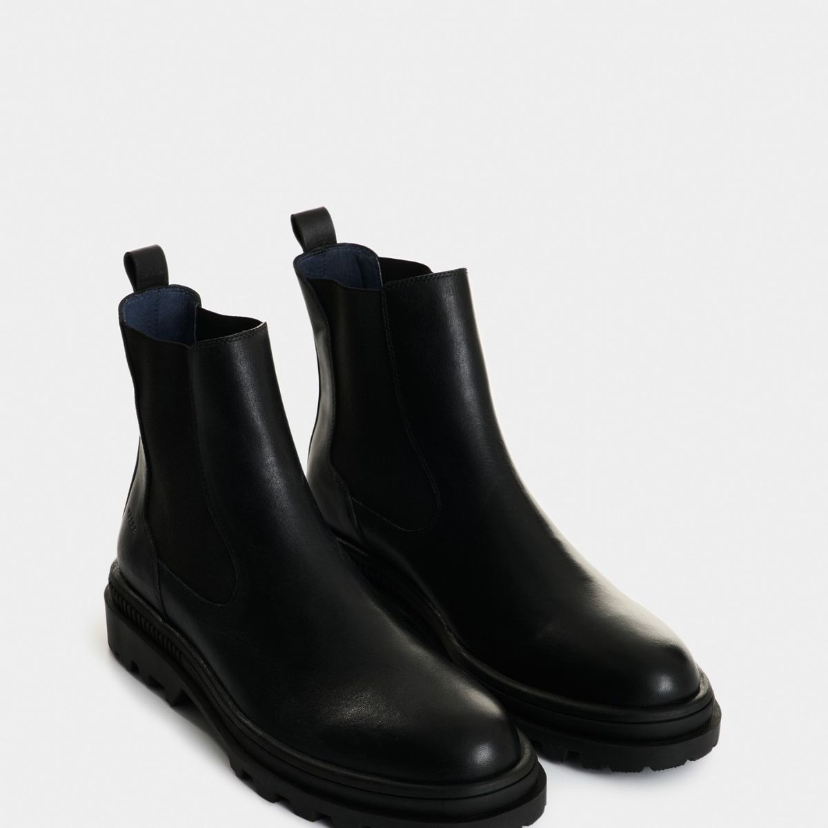 VELEZ - Vélez Botas Dune De Cuero Para Hombre Silueta Chelsea Negro