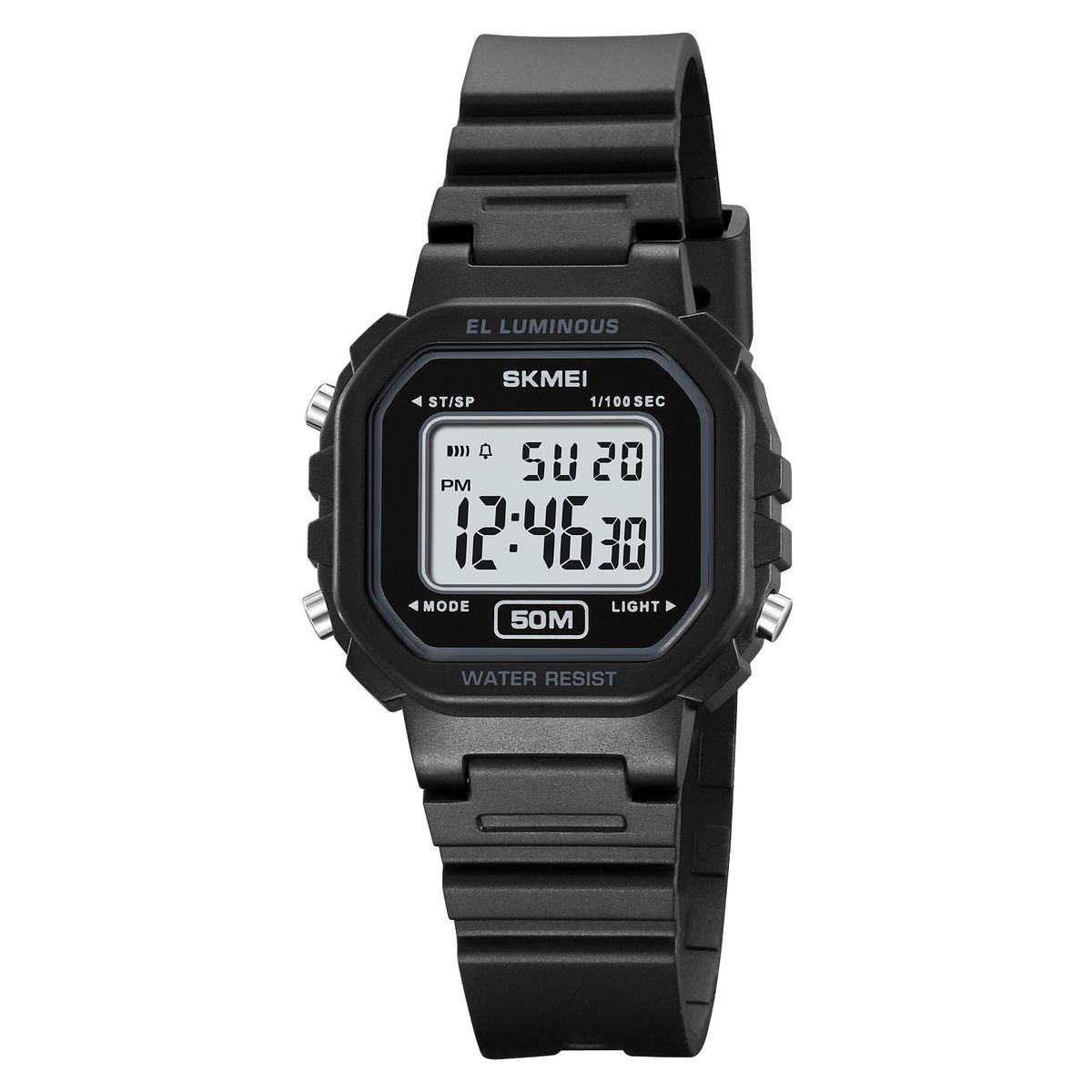 SKMEI - Reloj Skmei 2326 Negro Correa Silicona para Dama