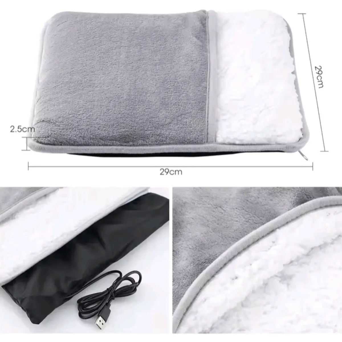 OEM - Calentador de  Pies eléctrico  multiusos - unisex USB