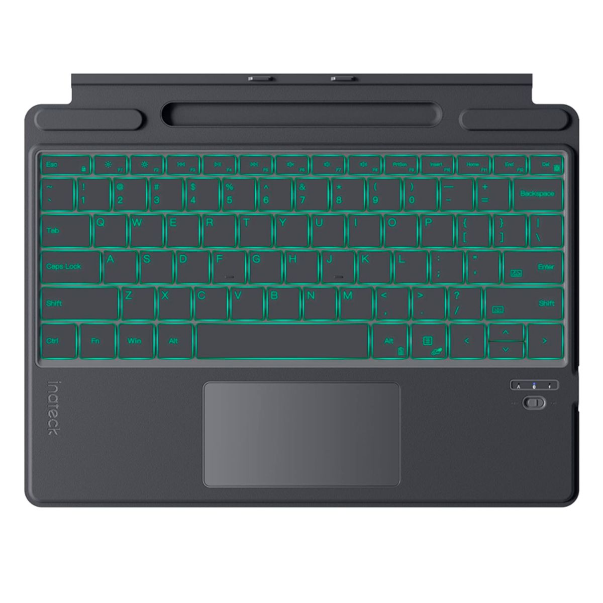 GENERICO - TECLADO KB05113 CUBIERTA INATECK INALAMBRICO RETROILUMINADO  GRIS