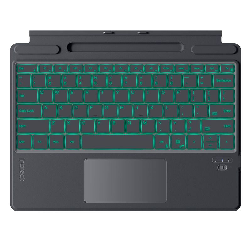 GENERICO - TECLADO KB05113 CUBIERTA INATECK INALAMBRICO RETROILUMINADO  GRIS