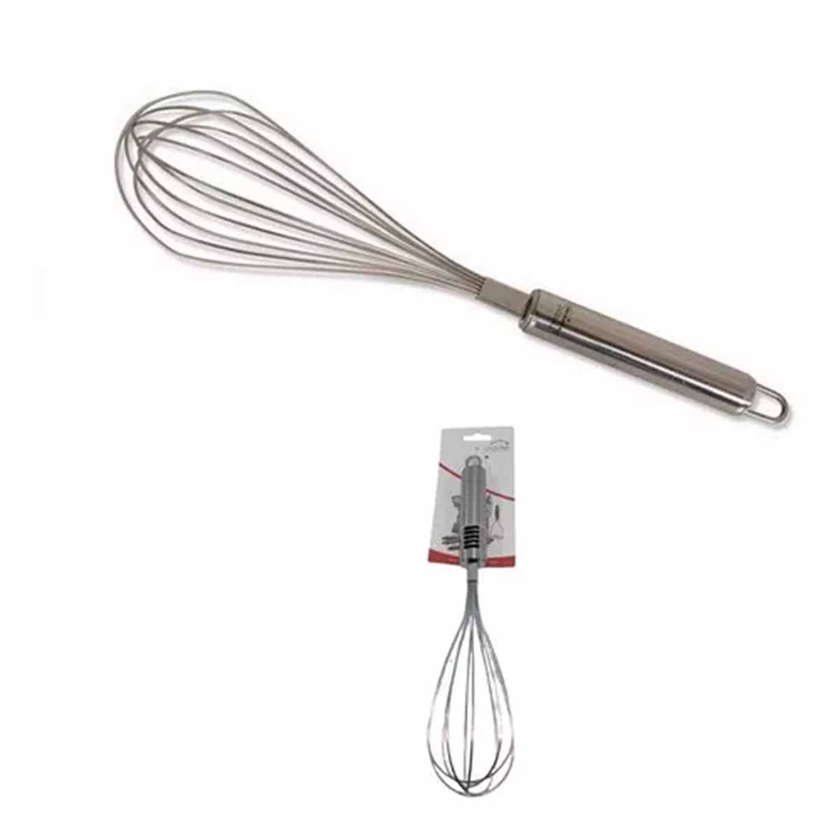 GENERICO - Batidora Manual e Inoxidable en Plateado Y+Regalo Stickers