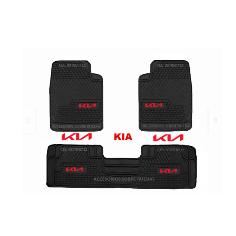 GENERICO - Pisos KIA para autos y camionetas 3piezas