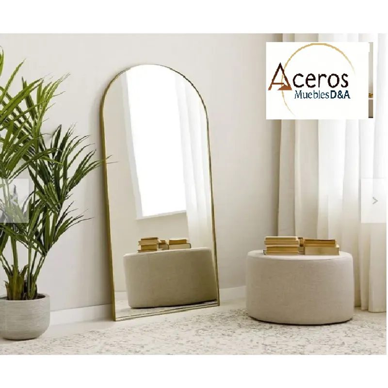 GENERICO - ESPEJO ARCO ESTAMBULL DORADO  1.85 X 1.00