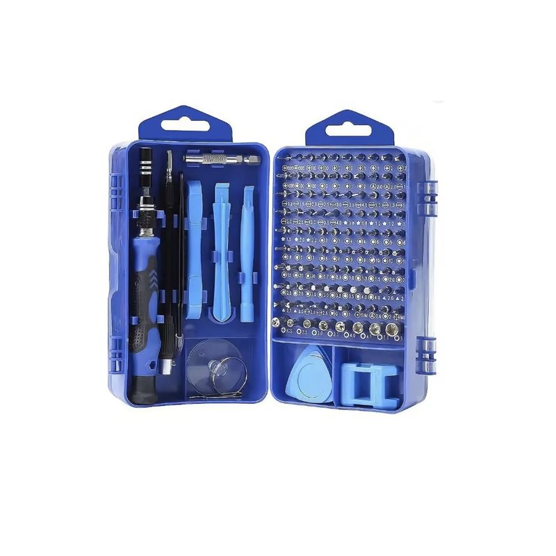 OEM - Juego de destornilladores de precisión 115 en 1 para PC Azul