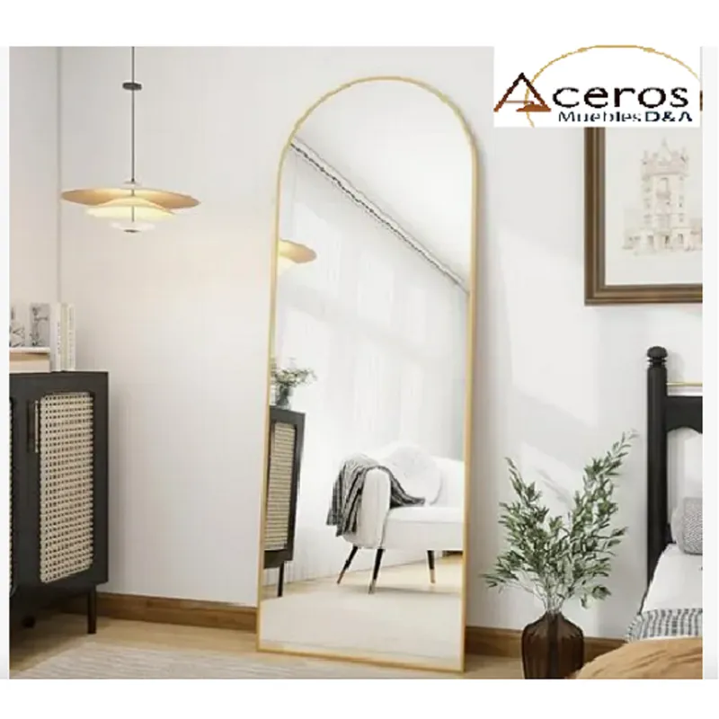 GENERICO - ESPEJO ARCO ESTAMB DORADO 1.80 X 0.75 CM