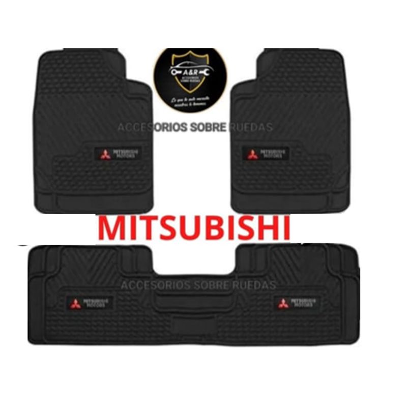 GENERICO - Pisos MITSUBISHI MOTORS para Autos y Camionetas 3piezas