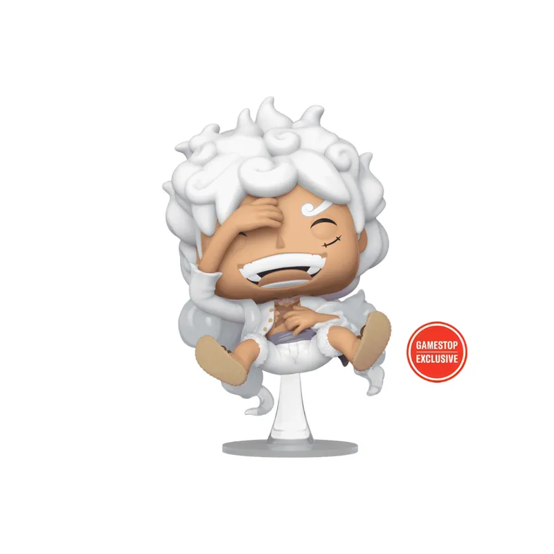 FUNKO - Pop Luffy Gear Five Sonriendo Funko Pop 1621 One Piece Exclusivo Gamestop