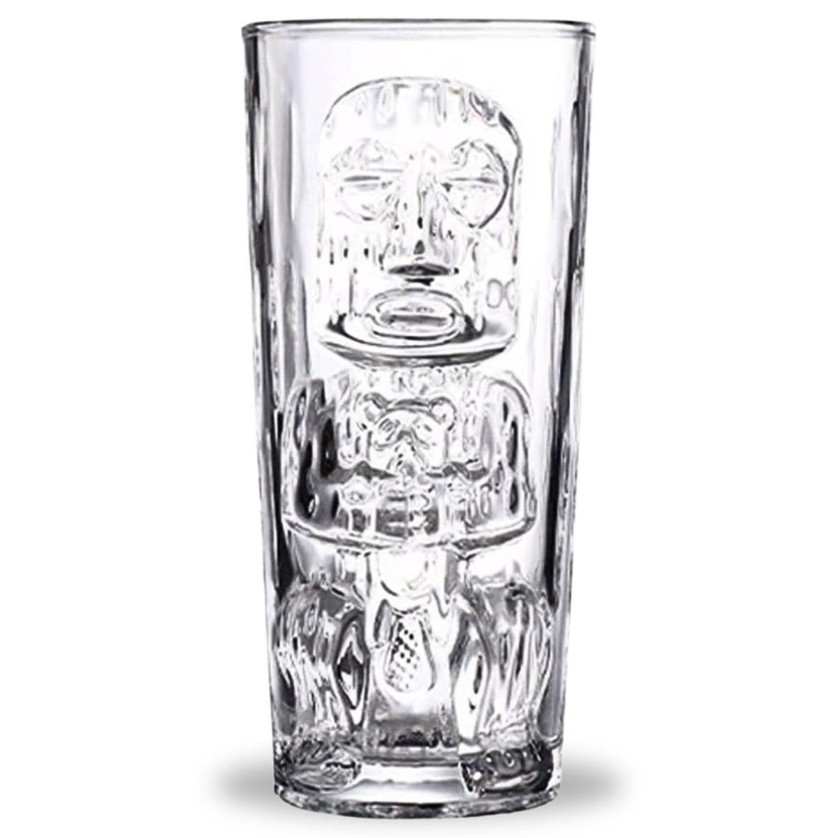 GENERICO - Vaso De Vidrio Transparente Con Diseño Gótico  Elegante