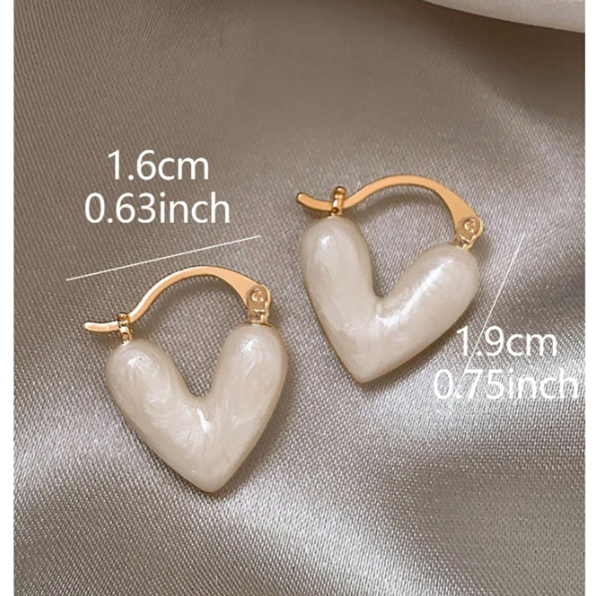 GENERICO - ARETES DE PERLA DE CORAZON