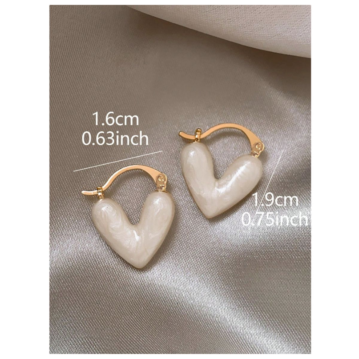 GENERICO - ARETES DE PERLA DE CORAZON