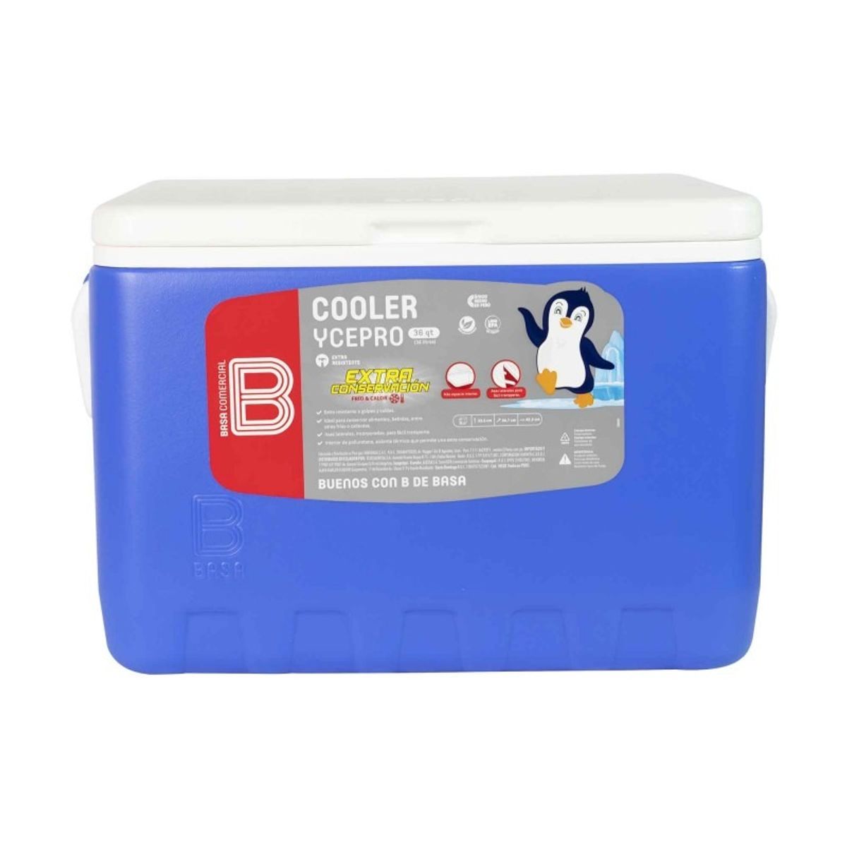 BASA - Cooler Ycepro 36Qt AZUL 34Lts